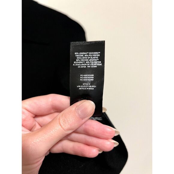 Aritzia Sunday Best Cece Sweater Button-up Polo Sweater Black Size Small - Picture 7 of 7